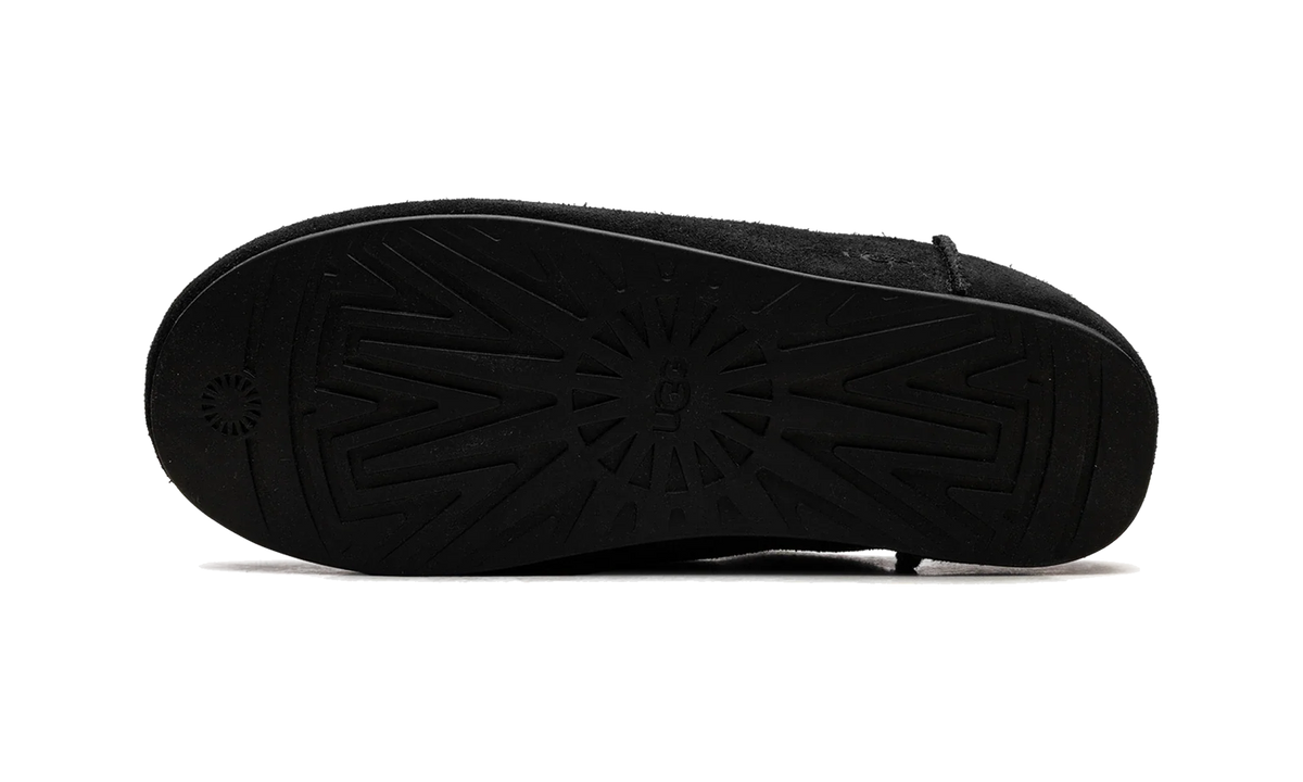 Overkicks - UGG Elea Slip-On Slipper Black (Womens) (1171390-BLK) - vista superior