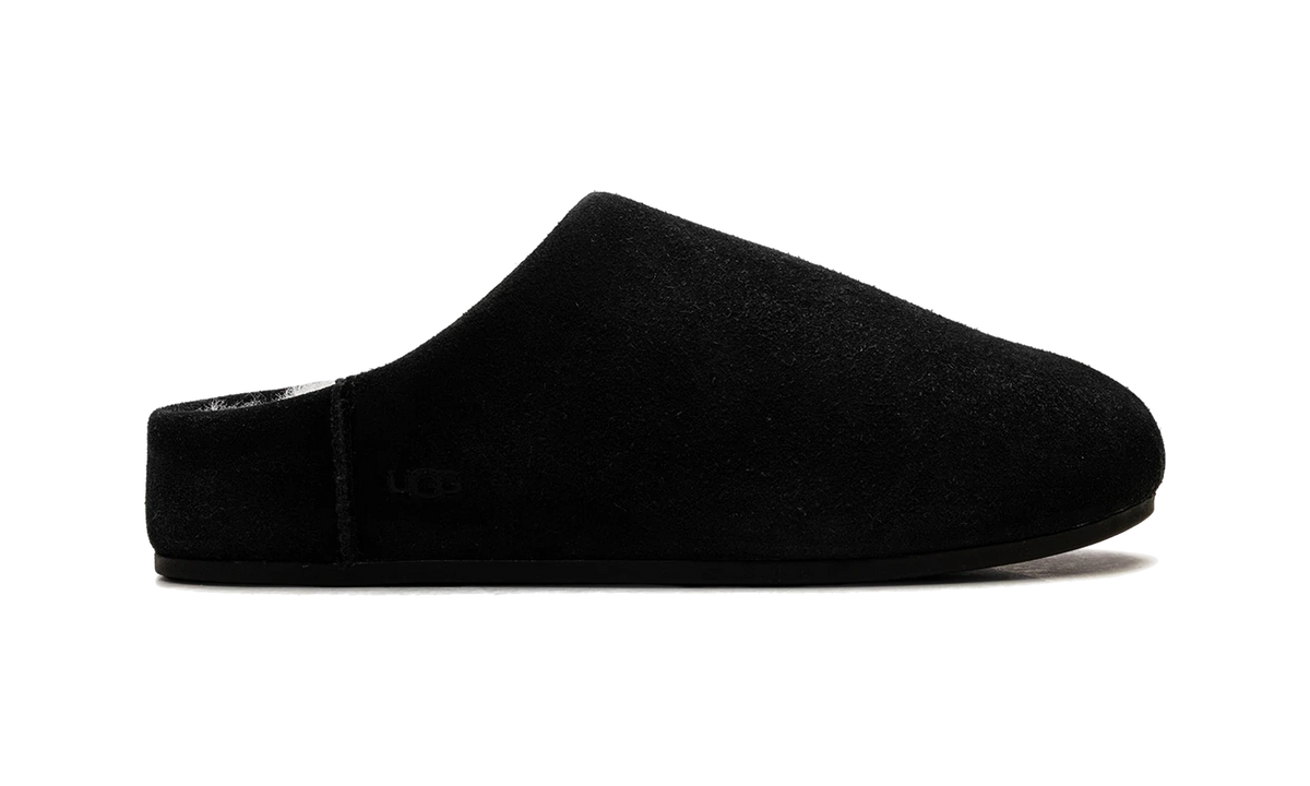 Overkicks - UGG Elea Slip-On Slipper Black (Womens) (1171390-BLK) - detalle talon