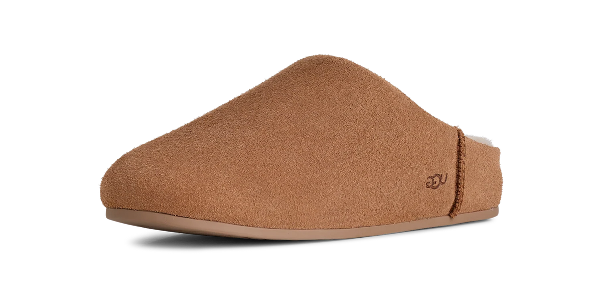 Overkicks - UGG Elea Slip-On Slipper Chestnut (Womens) (1171390-CHE) - vista trasera