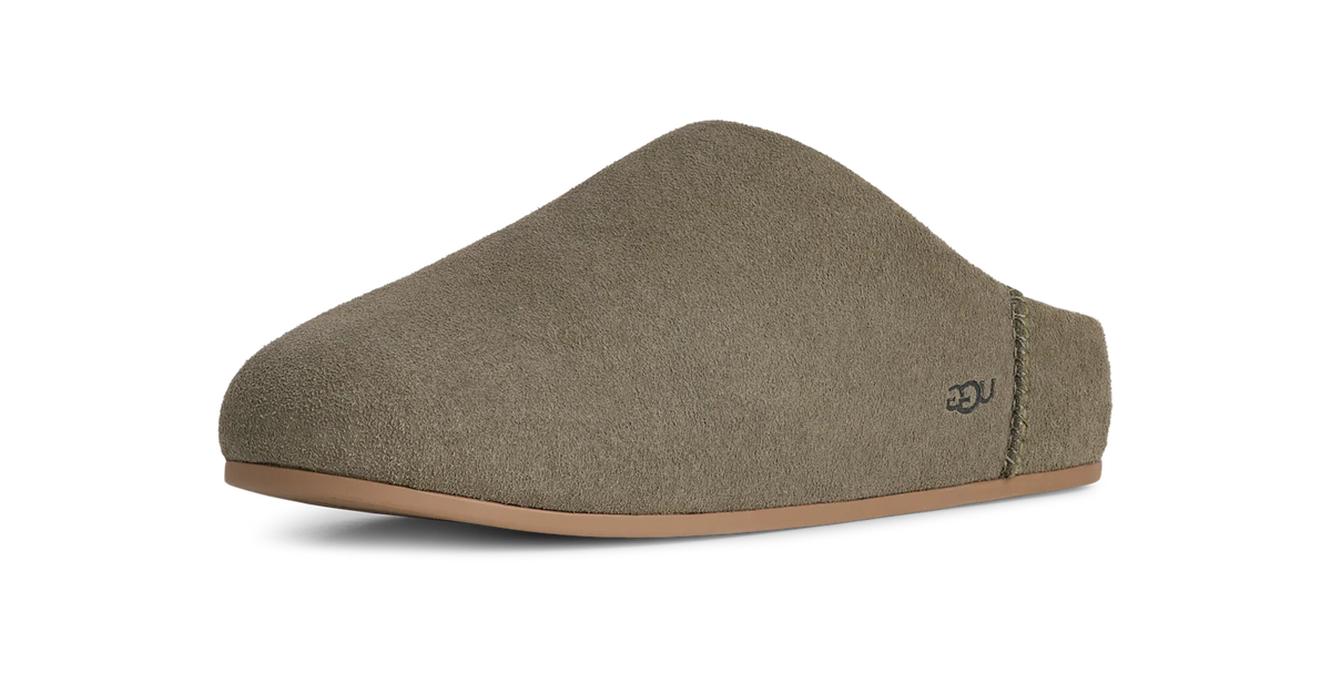 Overkicks - UGG Elea Slip-On Slipper Moss Green (Womens) (1171390-MSG) - vista trasera