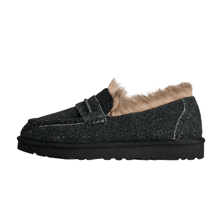 Overkicks - UGG Ellis Loafer Black (Women's) (1179390-BLK) - vista lateral