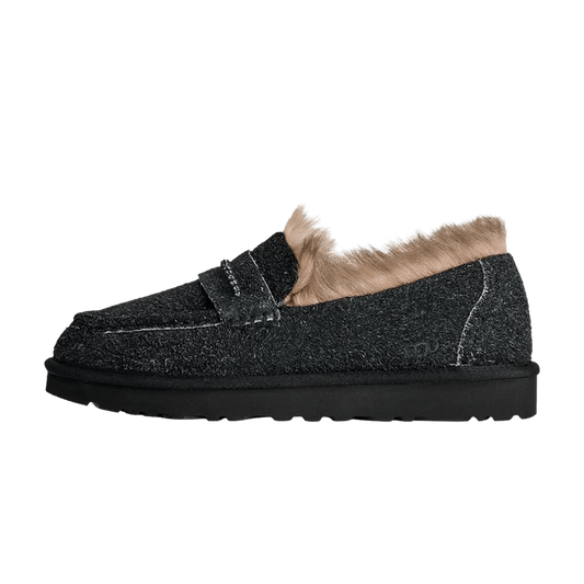 Overkicks - UGG Ellis Loafer Black (Women's) (1179390-BLK) - vista lateral