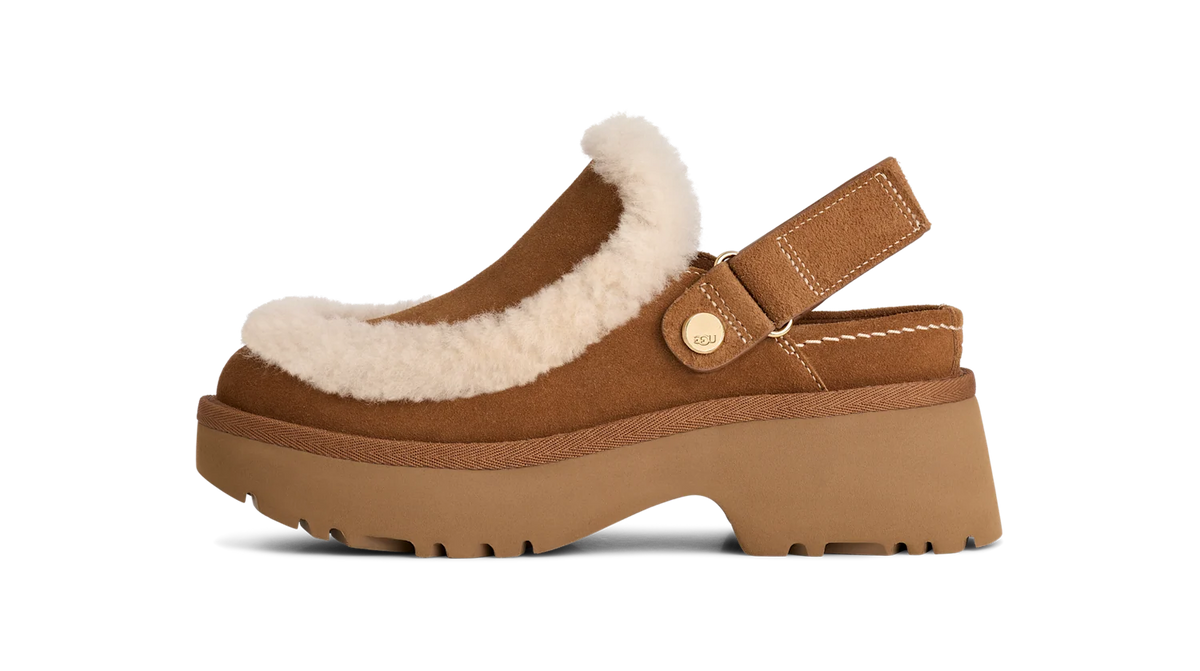 Overkicks - UGG Esmee Clog Chestnut (Womens) (1173331-CHE) - vista lateral