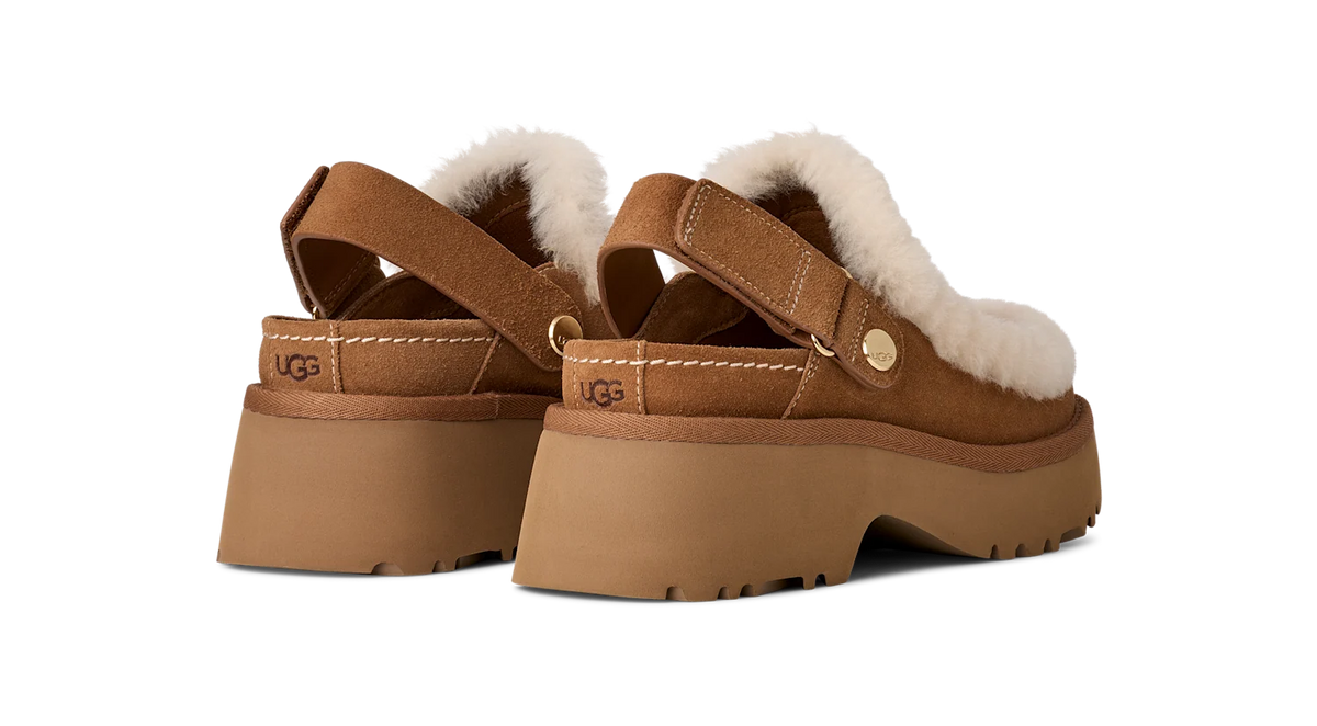 Overkicks - UGG Esmee Clog Chestnut (Womens) (1173331-CHE) - detalle suela