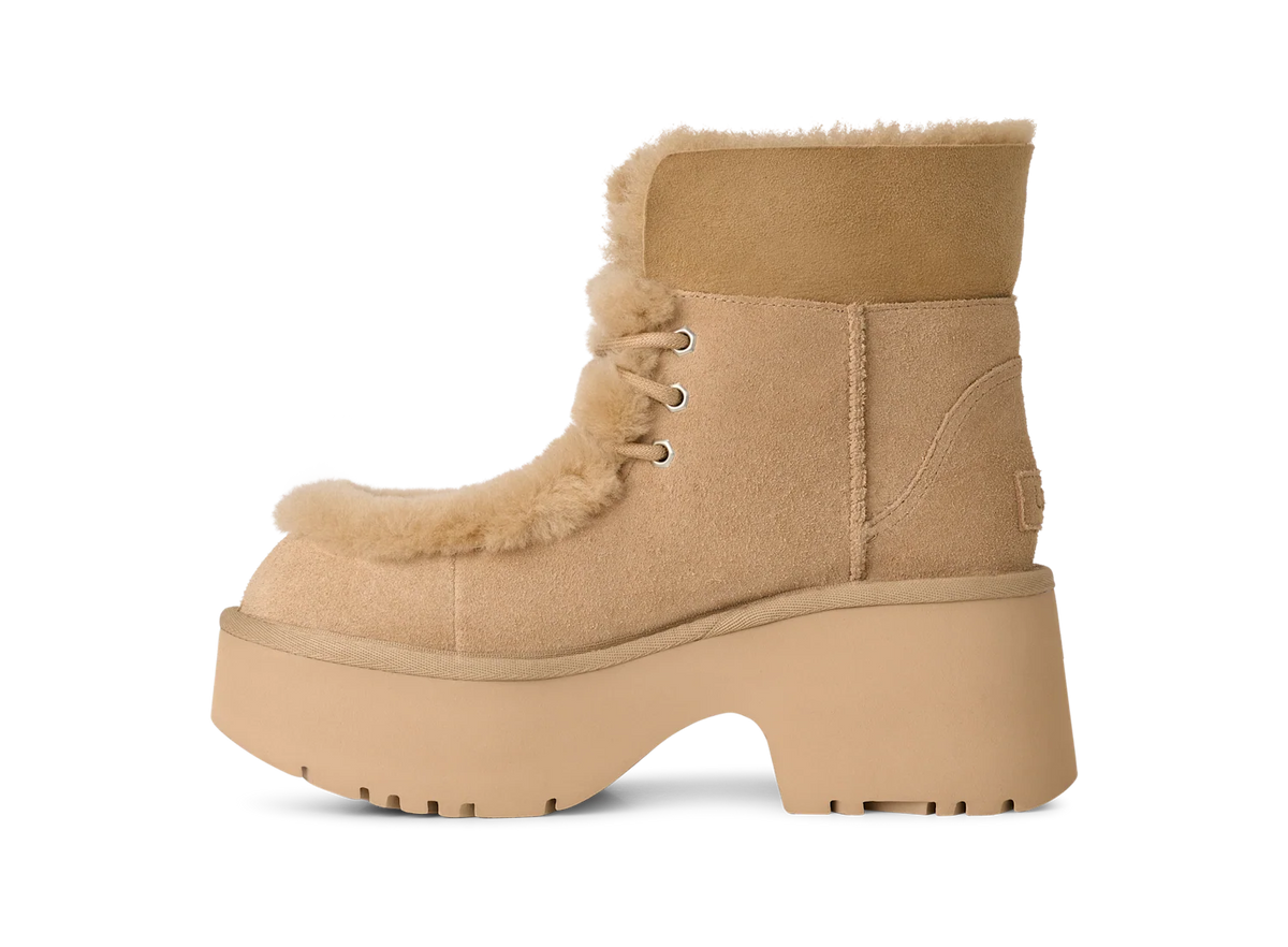 Overkicks - UGG Esmee Lace Up Boot Mustard Seed (Womens) (1171532-MDSD) - par completo