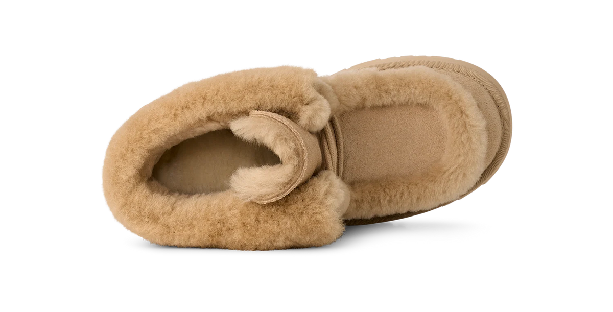 Overkicks - UGG Esmee Lace Up Boot Mustard Seed (Womens) (1171532-MDSD) - detalle talon