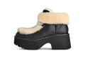 UGG Esmee Leather Lace Up Boot Black (Women's)