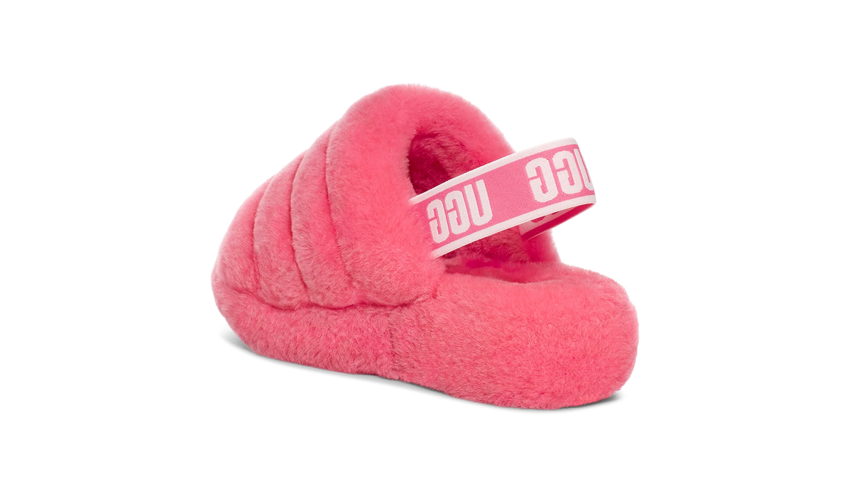 Overkicks - UGG Fluff Yeah Slide Pink Rose (Womens) (1095119-PKRS) - detalle suela
