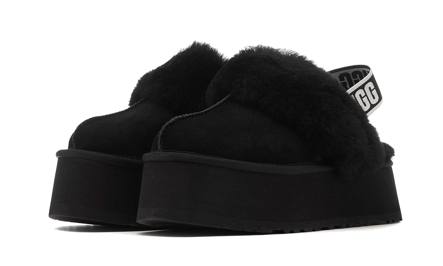 Overkicks - UGG Funkette Slipper Black (1113474-BLK) - vista trasera