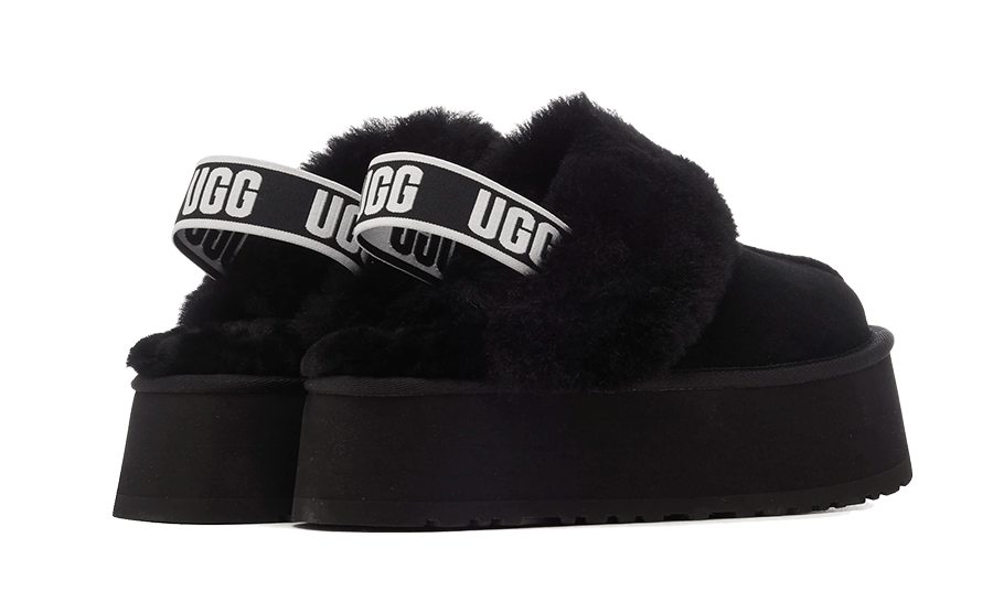 Overkicks - UGG Funkette Slipper Black (1113474-BLK) - par completo