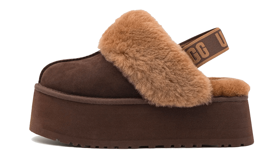 Overkicks - UGG Funkette Slipper Burnt Cedar (Womens) (1113474-BCDR) - vista lateral