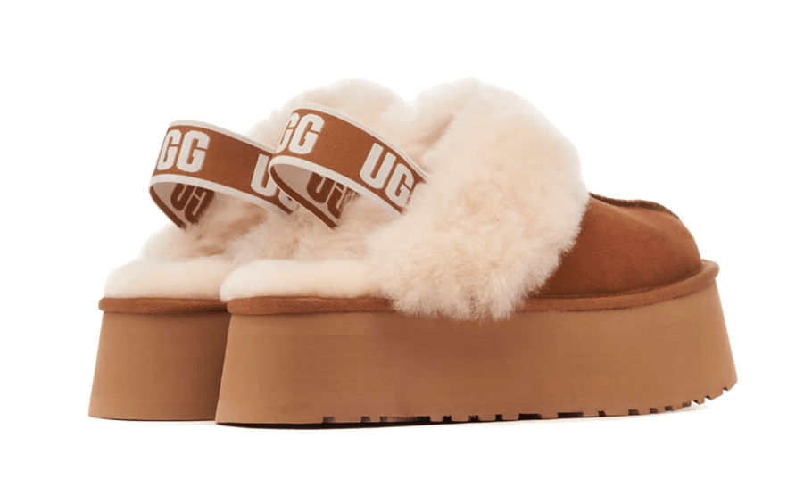 Overkicks - UGG Funkette Slipper Chestnut (Womens) (1113474-CHE) - par completo