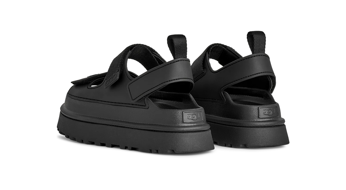 Overkicks - UGG GoldenGlow Black (Womens) (1152685-BLK) - vista trasera