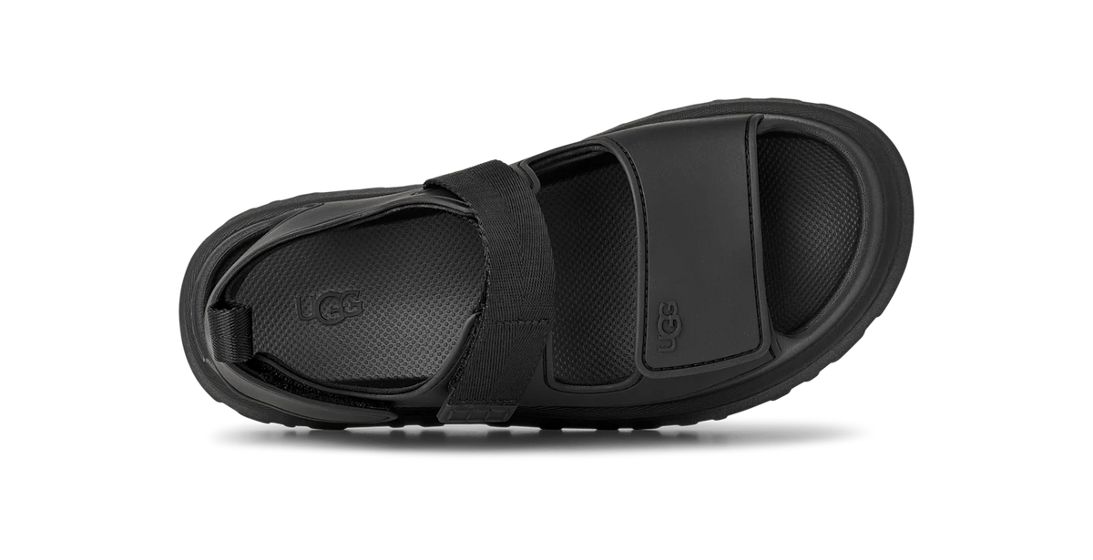 Overkicks - UGG GoldenGlow Black (Womens) (1152685-BLK) - vista superior