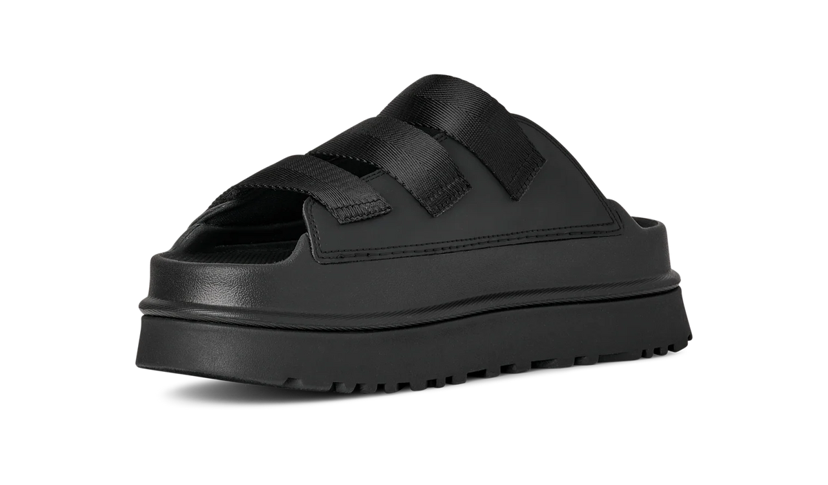 Overkicks - UGG GoldenGlow Slide Black (Womens) (1167430-BLK) - par completo