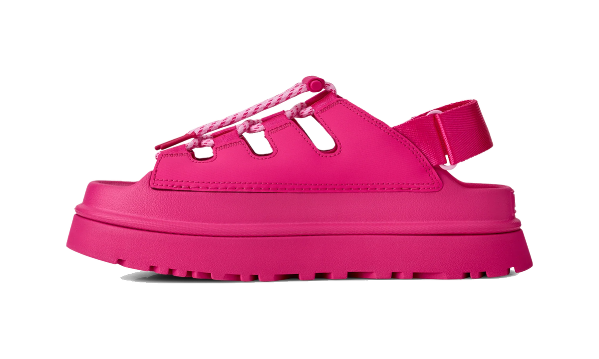 Overkicks - UGG GoldenGlow Toggle Sandal Deep Coral (Womens) (1179370-DPCR) - par completo