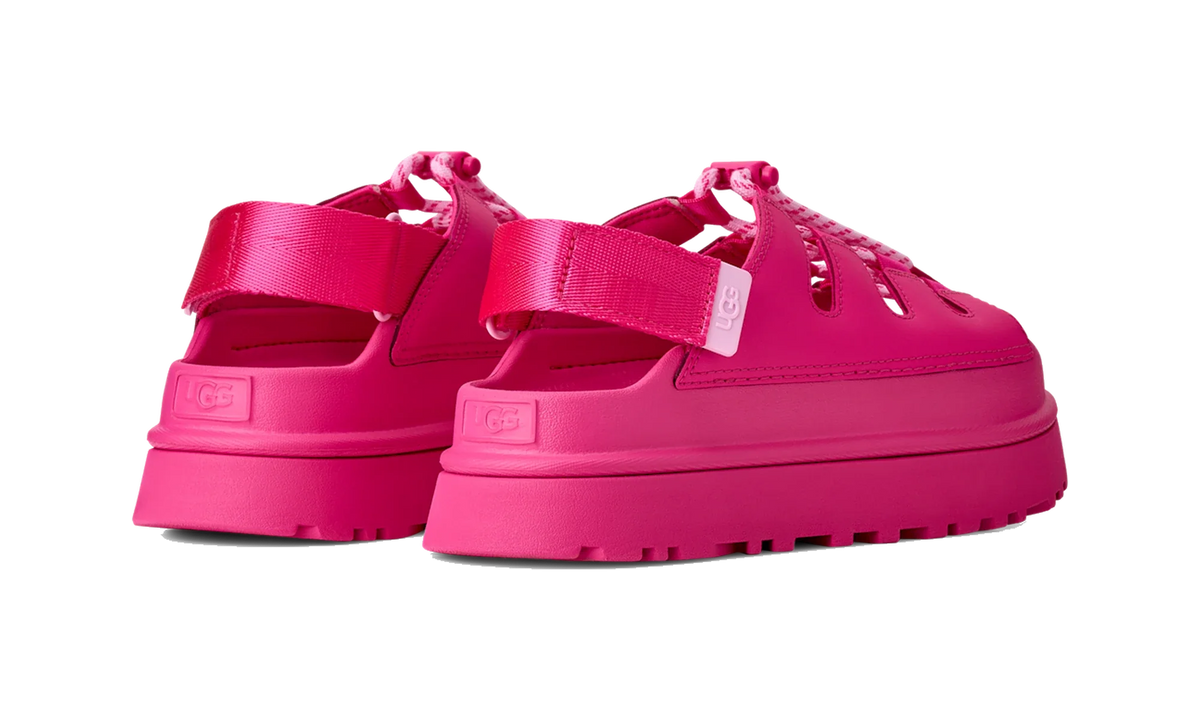 Overkicks - UGG GoldenGlow Toggle Sandal Deep Coral (Womens) (1179370-DPCR) - detalle suela