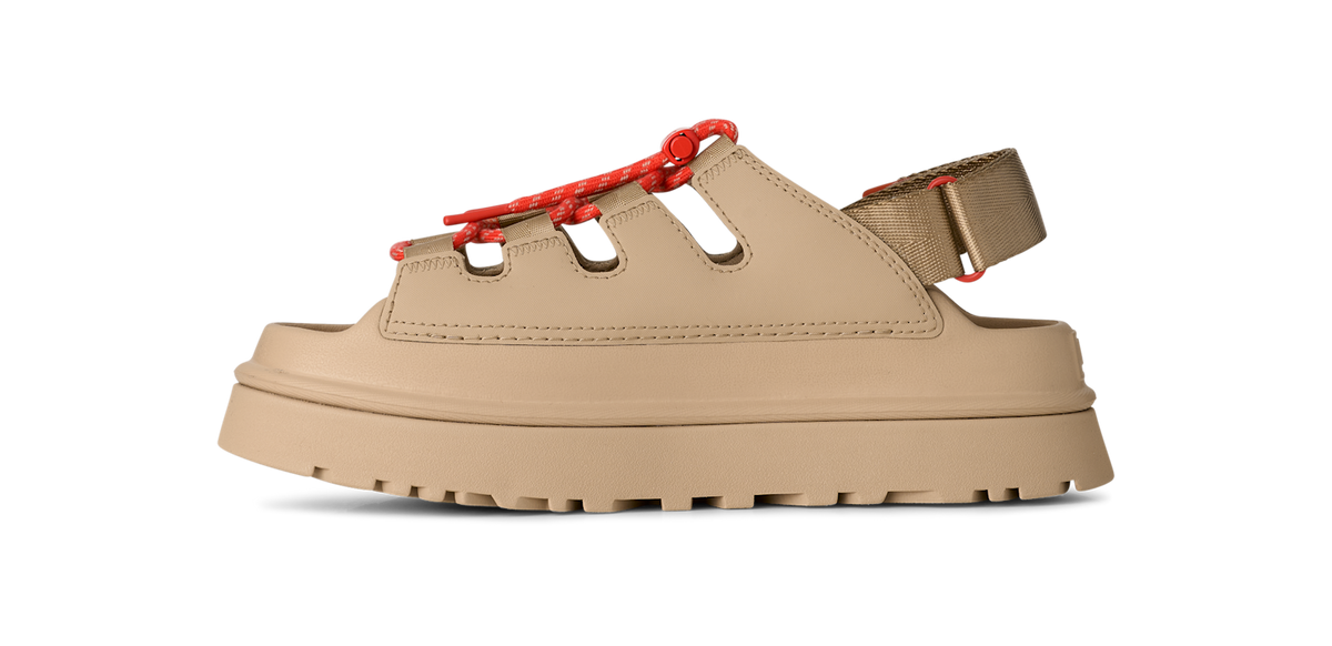 Overkicks - UGG GoldenGlow Toggle Sandal Mustard Seed (Womens) (1179370-MDSD) - par completo
