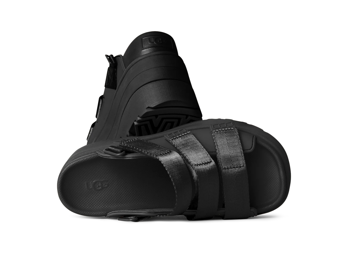 Overkicks - UGG GoldenRise Platform Sandals Black (Womens) (1167431-BLK) - detalle suela