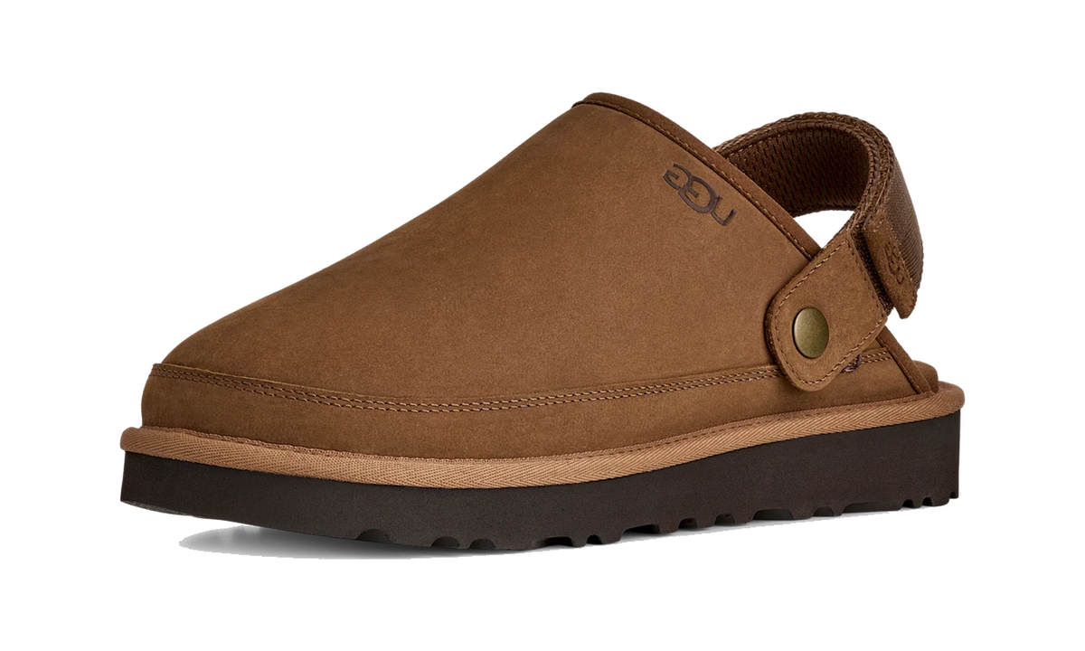 Overkicks - UGG Goldencoast Clog II Nubuck Dark Chestnut (1178670-DKC) - vista trasera