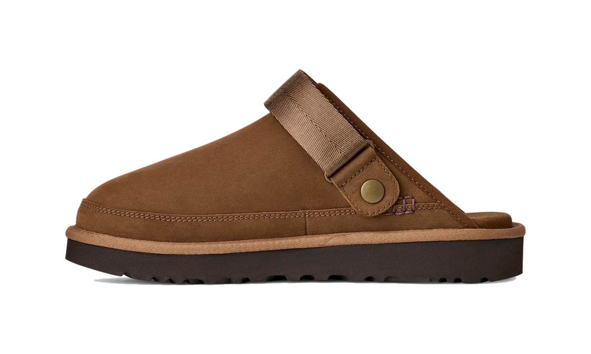 Overkicks - UGG Goldencoast Clog II Nubuck Dark Chestnut (1178670-DKC) - par completo