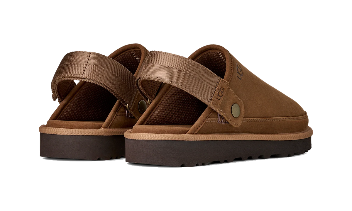 Overkicks - UGG Goldencoast Clog II Nubuck Dark Chestnut (1178670-DKC) - detalle suela