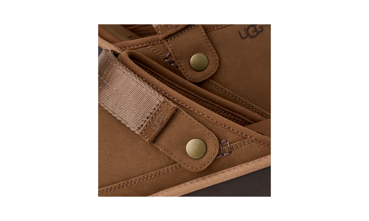 Overkicks - UGG Goldencoast Clog II Nubuck Dark Chestnut (1178670-DKC) - vista superior
