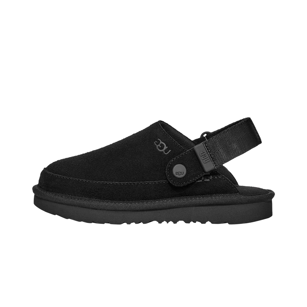 Overkicks - UGG Goldenstar Clog Black (Kids) (1159770K-BLK) - vista lateral