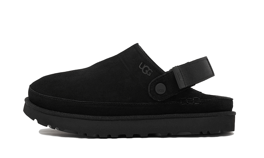 Overkicks - UGG Goldenstar Clog Black (Womens) (1138252-BLK) - vista lateral