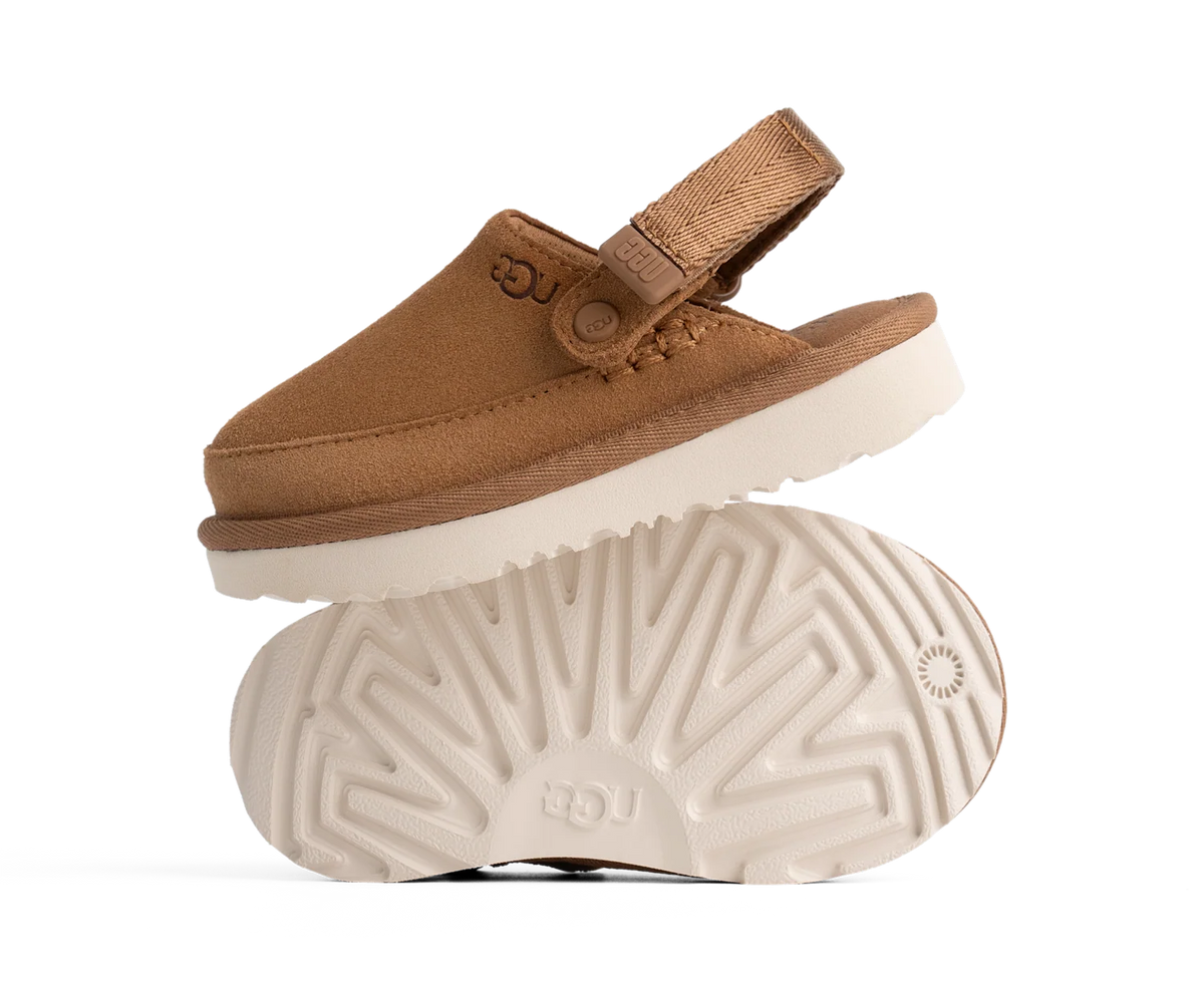 Overkicks - UGG Goldenstar Clog Chestnut (Toddler) (1159770T-CHE) - imagen 2