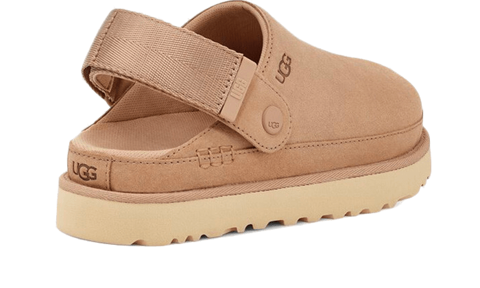 Overkicks - UGG Goldenstar Clog Driftwood (Womens) (1138252-DRI) - vista trasera