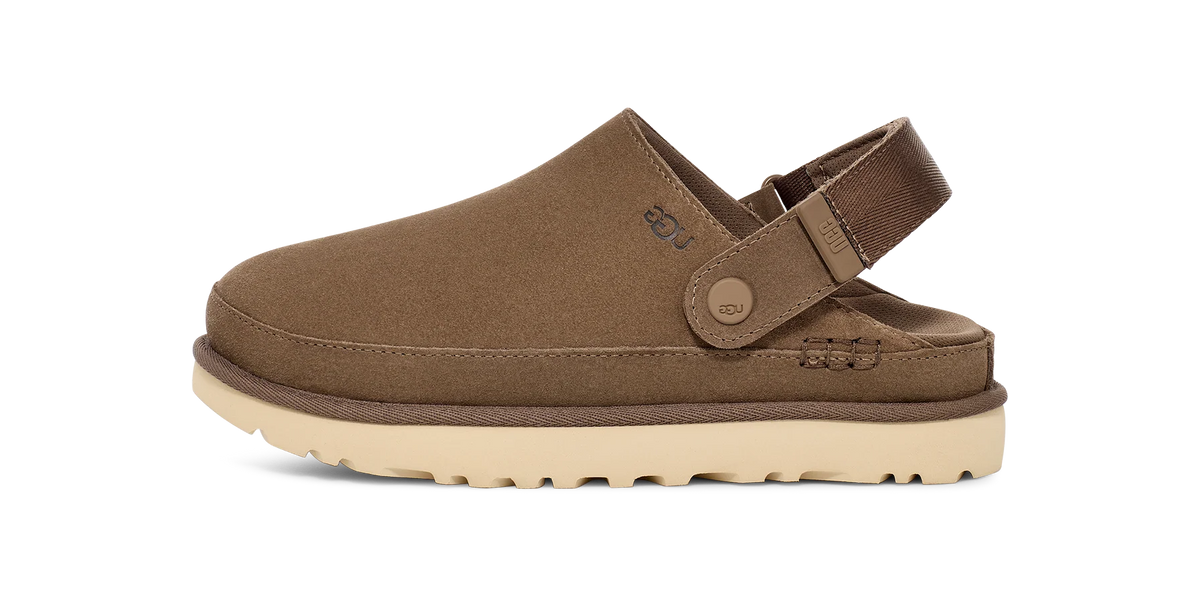 Overkicks - UGG Goldenstar Clog Hickory (Womens) (1138252-HCK) - vista lateral