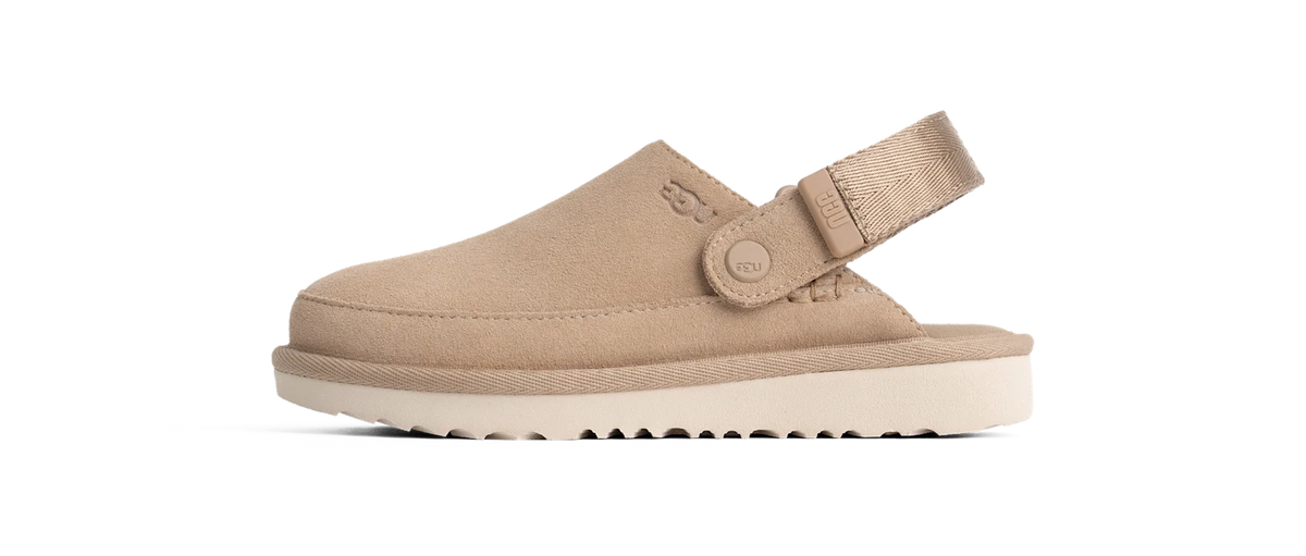Overkicks - UGG Goldenstar Clog Sand (Kids) (1159770K-SAN) - vista lateral