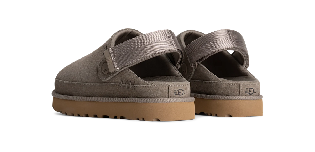 Overkicks - UGG Goldenstar Clog Smoke Plume (Womens) (1138252-SKP) - vista trasera