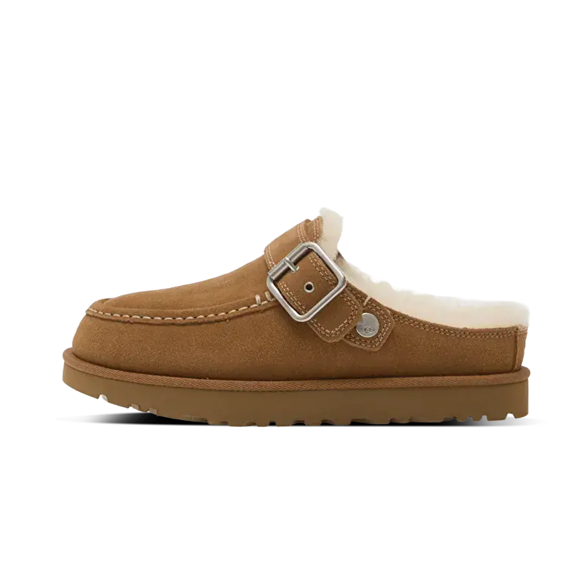 Overkicks - UGG Goldenstar Evelina Clog Chestnut (Women's) (1180251-CHE) - vista lateral