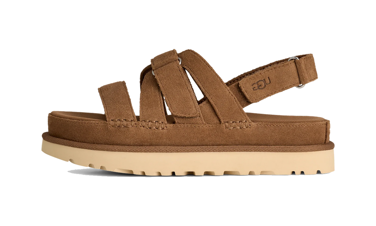 Overkicks - UGG Goldenstar Gleam Sandal Chestnut (Womens) (1175122-CHE) - vista lateral