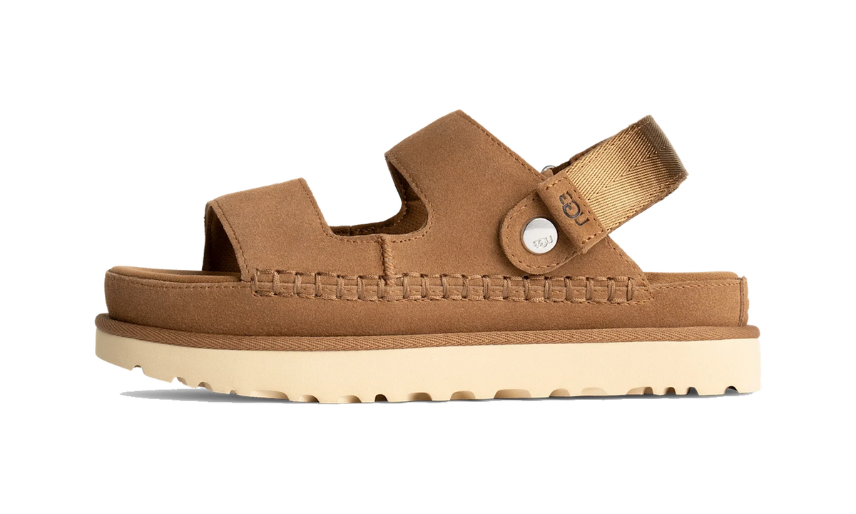 Overkicks - UGG Goldenstar Glide Sandal Chestnut (Womens) (1167399-CHE) - vista lateral