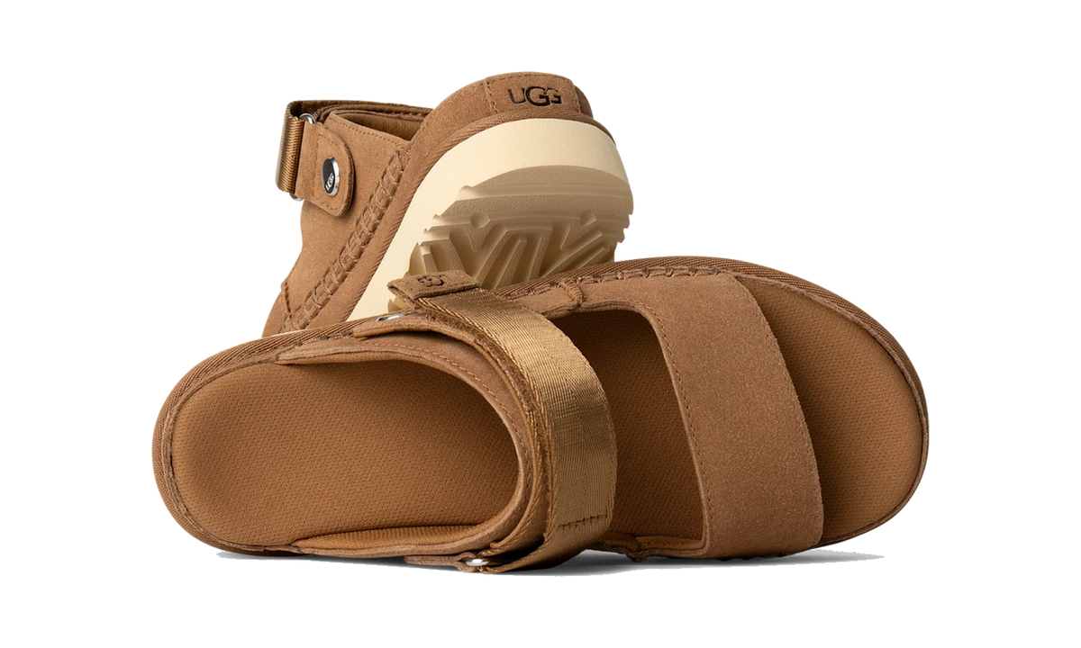 Overkicks - UGG Goldenstar Glide Sandal Chestnut (Womens) (1167399-CHE) - detalle suela