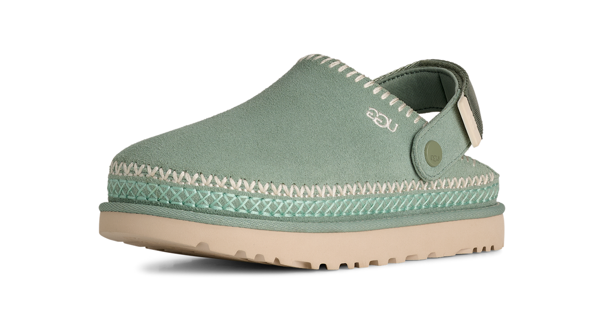 Overkicks - UGG Goldenstar Meadow Accent Clog Artichoke (Womens) (1177270-ART) - vista trasera