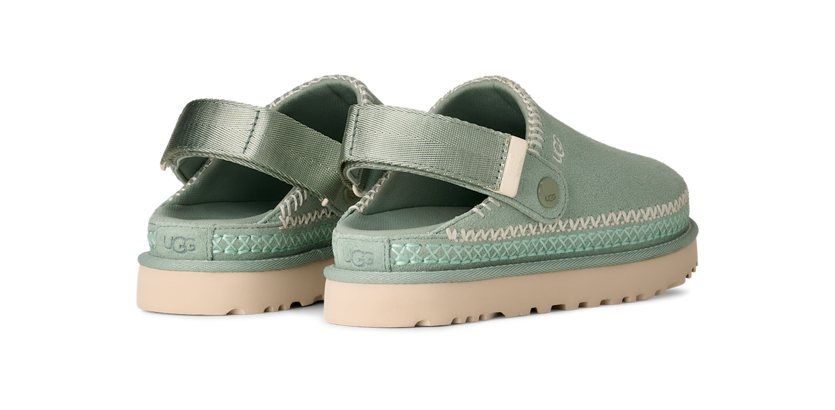 Overkicks - UGG Goldenstar Meadow Accent Clog Artichoke (Womens) (1177270-ART) - detalle suela