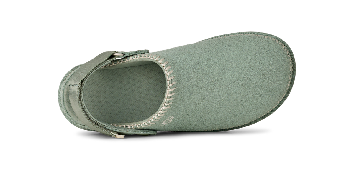 Overkicks - UGG Goldenstar Meadow Accent Clog Artichoke (Womens) (1177270-ART) - detalle talon