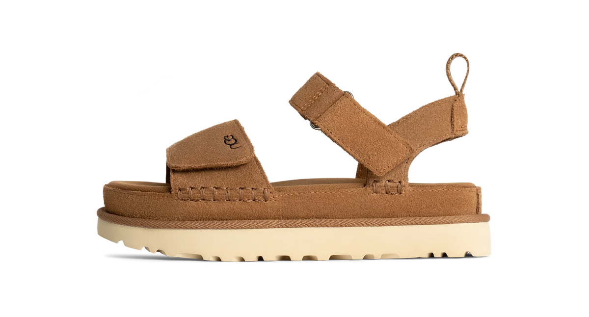Overkicks - UGG Goldenstar Platform Sandal Chestnut (Womens) (1136783-CHE) - vista lateral