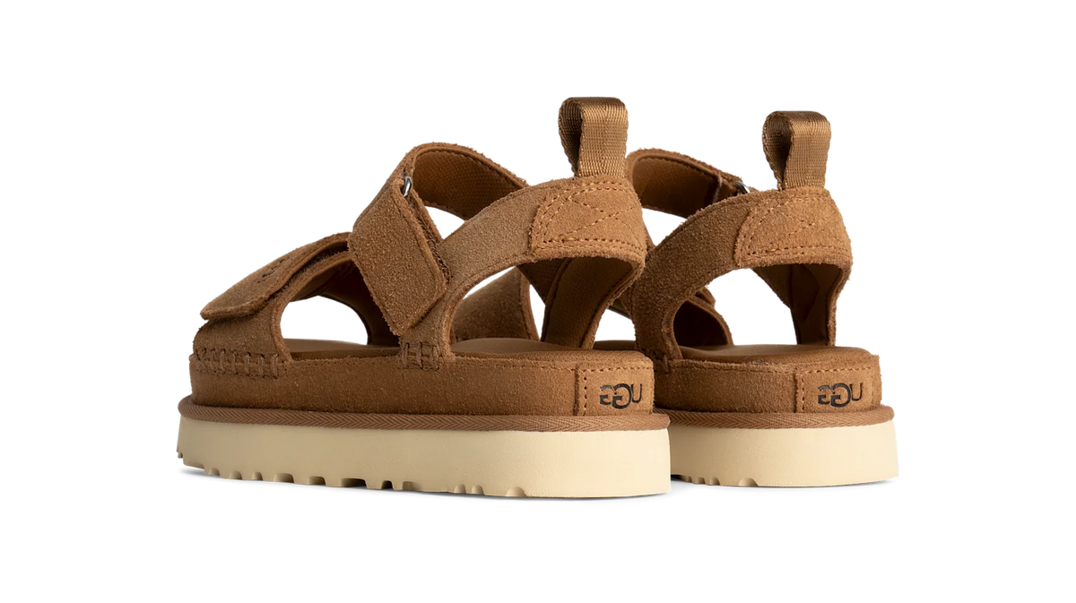 Overkicks - UGG Goldenstar Platform Sandal Chestnut (Womens) (1136783-CHE) - vista trasera