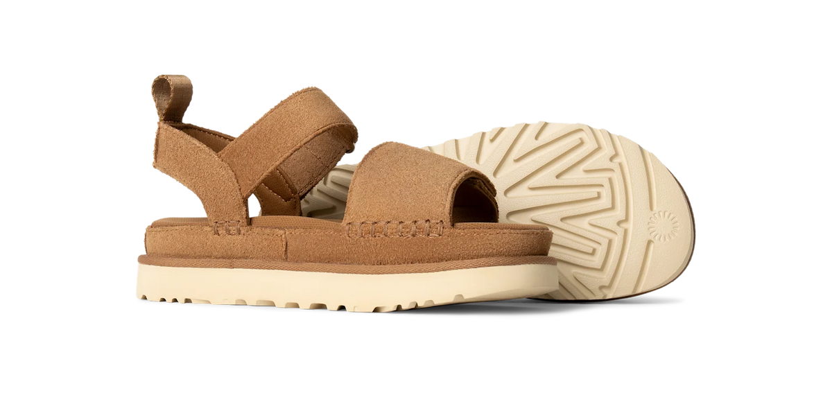 Overkicks - UGG Goldenstar Platform Sandal Chestnut (Womens) (1136783-CHE) - par completo