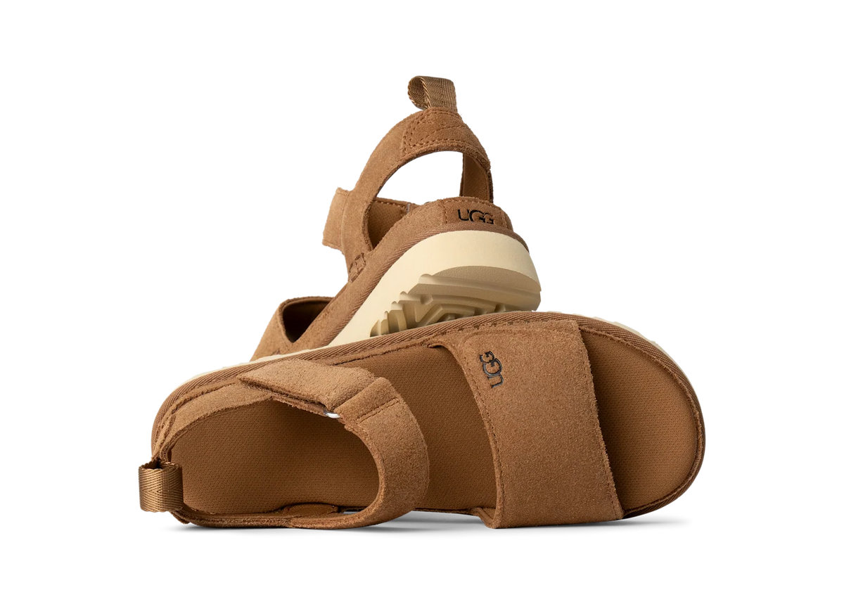 Overkicks - UGG Goldenstar Platform Sandal Chestnut (Womens) (1136783-CHE) - detalle suela