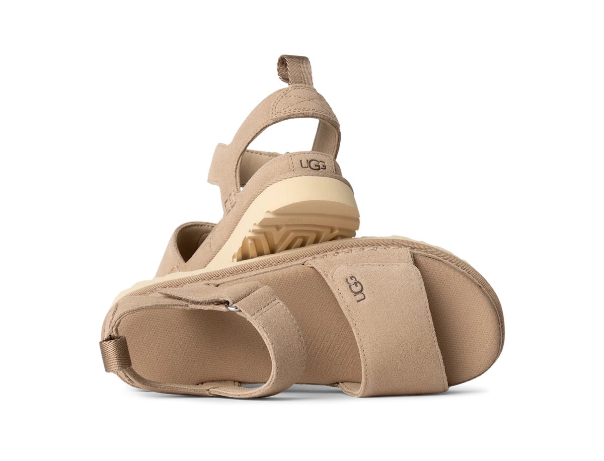 Overkicks - UGG Goldenstar Platform Sandal Sand (Womens) (1136783-SAN) - detalle suela