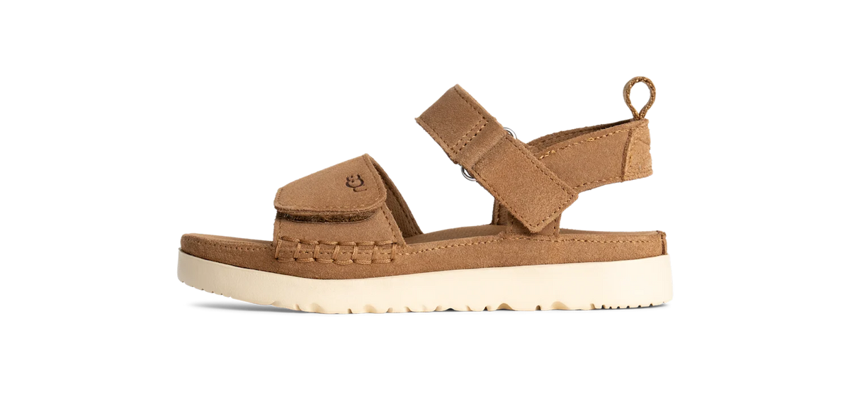 Overkicks - UGG Goldenstar Sandal Chestnut (Kids) (1136539K-CHE) - vista lateral