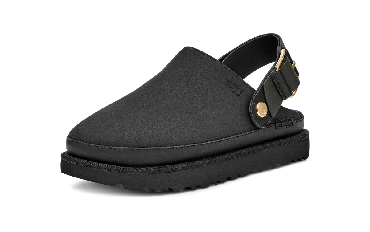 Overkicks - UGG Goldenstar Villa Clog Black (Womens) (1169590-BLK) - vista trasera