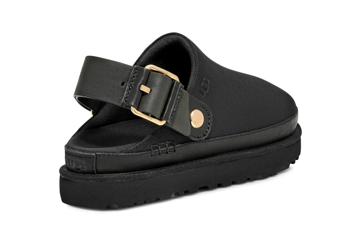 Overkicks - UGG Goldenstar Villa Clog Black (Womens) (1169590-BLK) - detalle suela