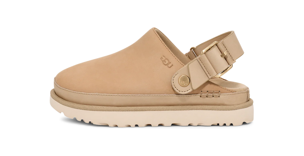 Overkicks - UGG Goldenstar Villa Clog Mustard Seed (Womens) (1169590-MDSD) - vista lateral